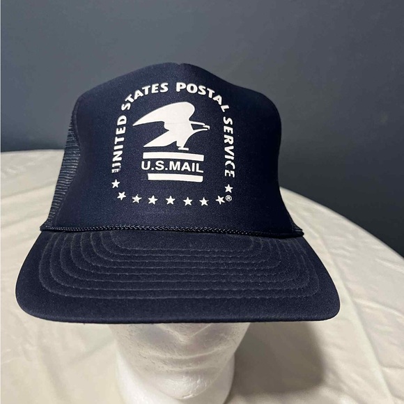 USPS carrier baseball cap - old logo Blue Adjustable - Picture 1 of 7